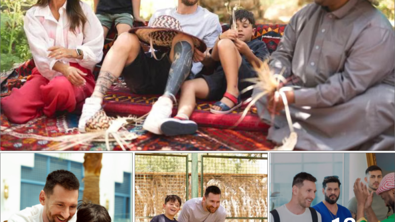 Lionel Messi in Saudi AraƄia for holiday with faмily